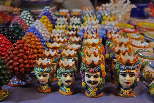 Moor's head vases